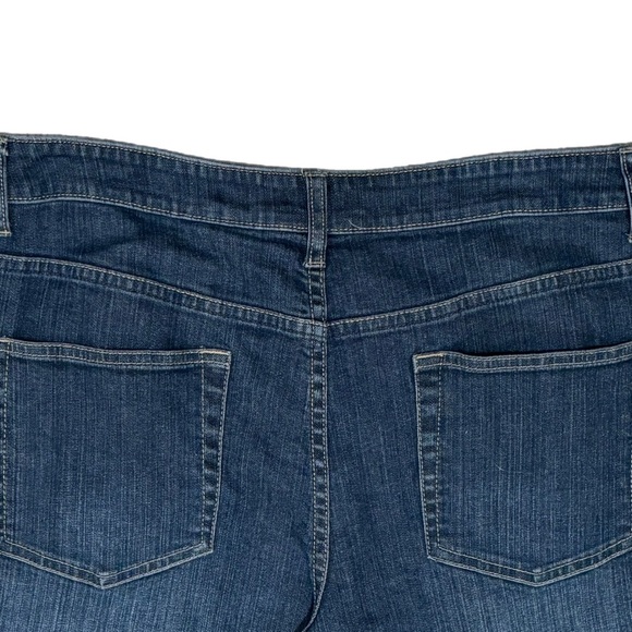 Coldwater Creek Womens Mid Rise Bootcut Jeans Dark Denim Pants Sz 14 Regular - Picture 5 of 14